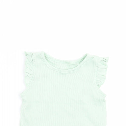 Primark Baby Green   Basic T-Shirt Size 6-9 Months