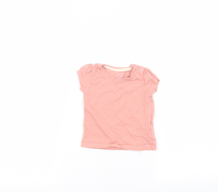 Primark Baby Pink   Basic T-Shirt Size 6-9 Months