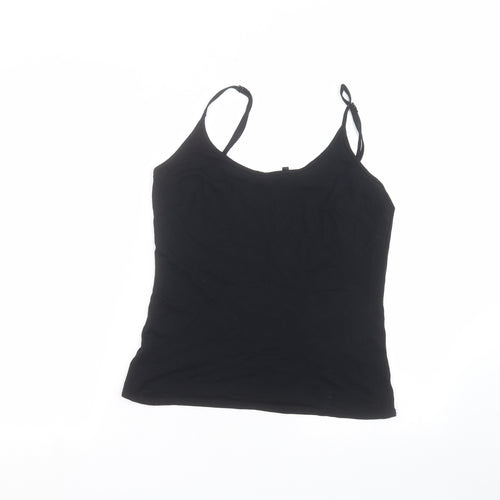 Preworn Womens Black   Basic T-Shirt Size 14