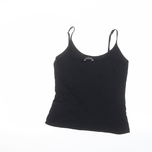 Preworn Womens Black   Basic T-Shirt Size 14