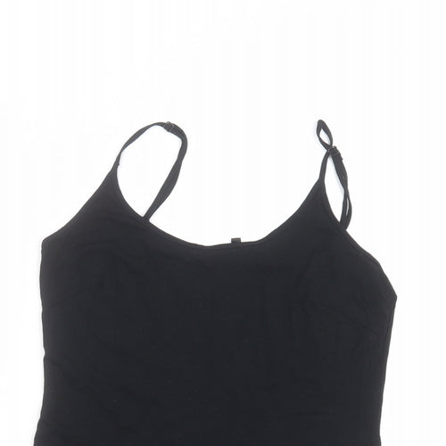 Preworn Womens Black   Basic T-Shirt Size 14