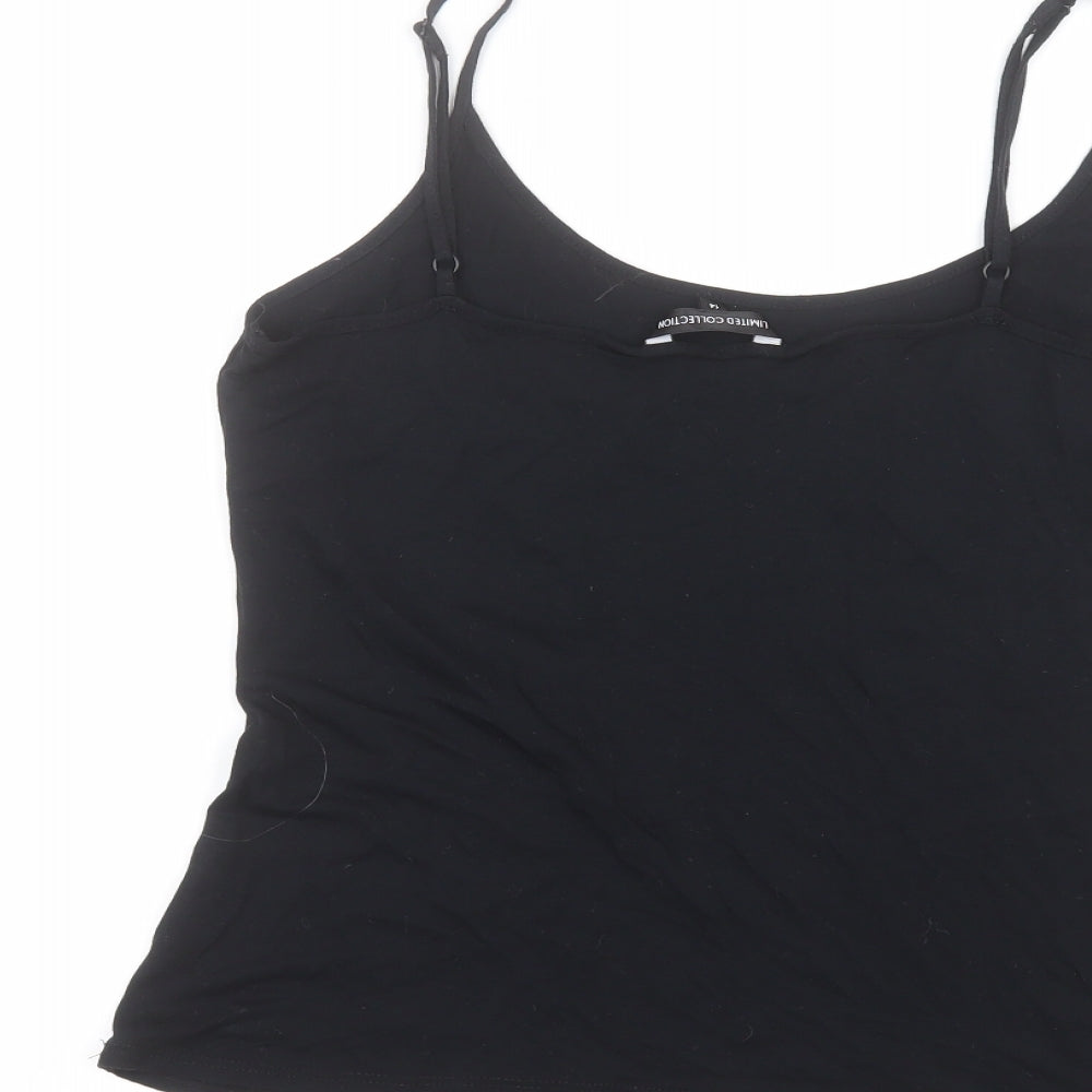 Preworn Womens Black   Basic T-Shirt Size 14