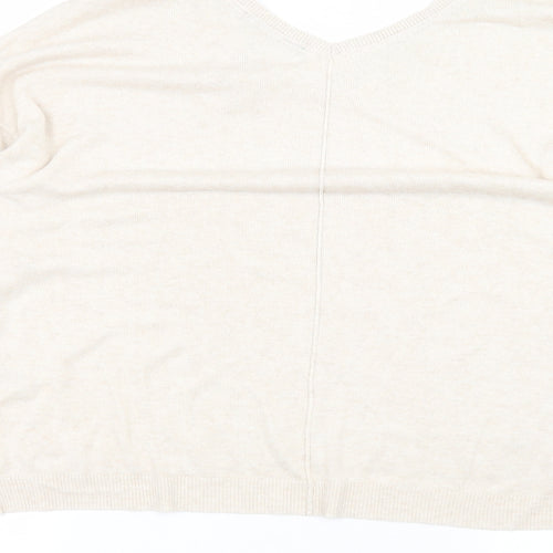 Marks and Spencer Womens Beige   Pullover Jumper Size 18