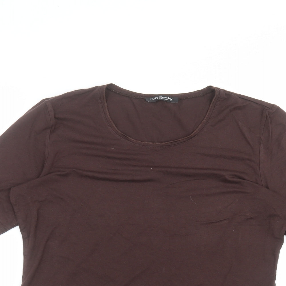 Betty Barclay Womens Brown   Basic T-Shirt Size 14