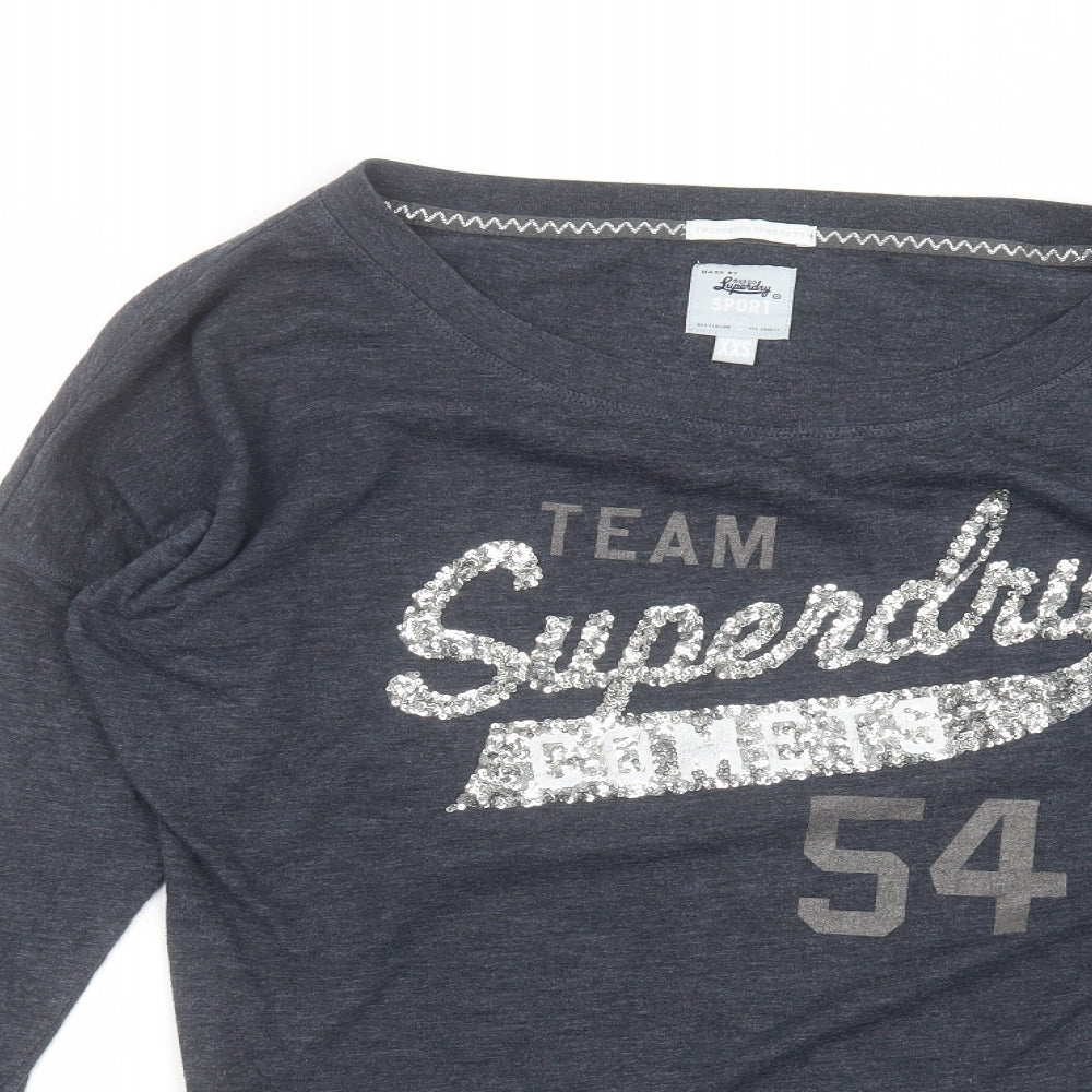Superdry Womens Black   Pullover Jumper Size XS