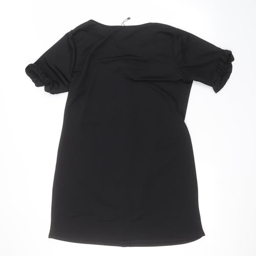 Boohoo Womens Black   Basic Button-Up Size 20
