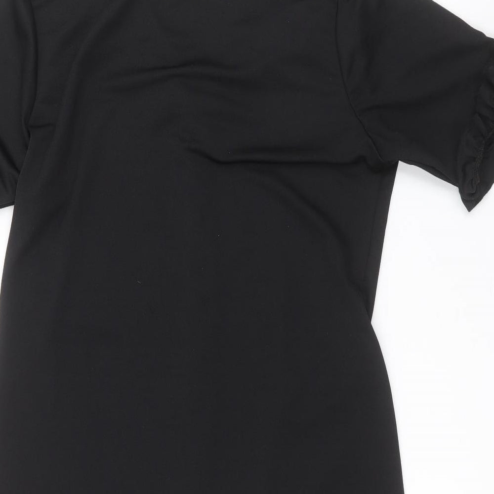 Boohoo Womens Black   Basic Button-Up Size 20