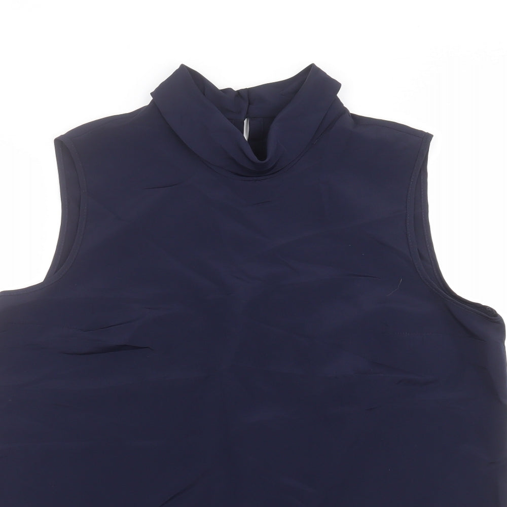 essence Womens Blue   Basic T-Shirt Size 16