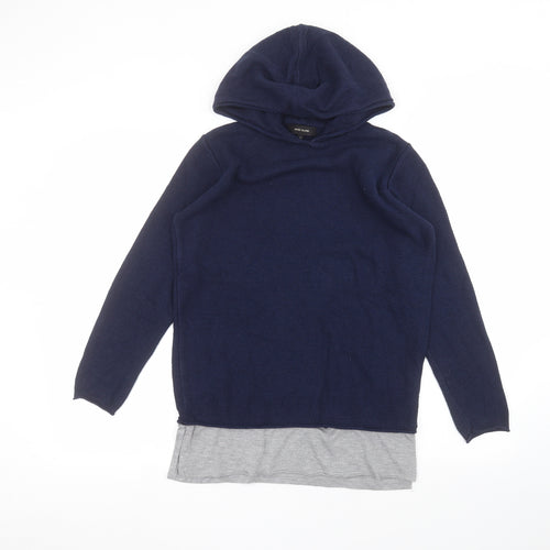 River Island Womens Blue   Pullover Hoodie Size S