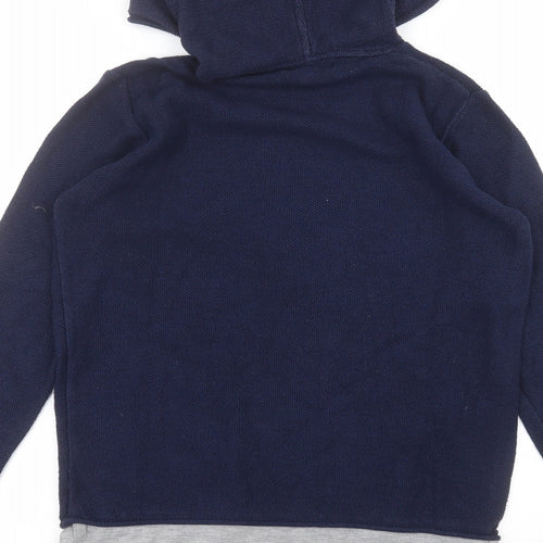 River Island Womens Blue   Pullover Hoodie Size S