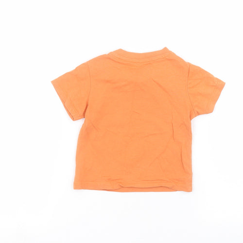 TU Baby Orange   Basic T-Shirt Size 6-9 Months