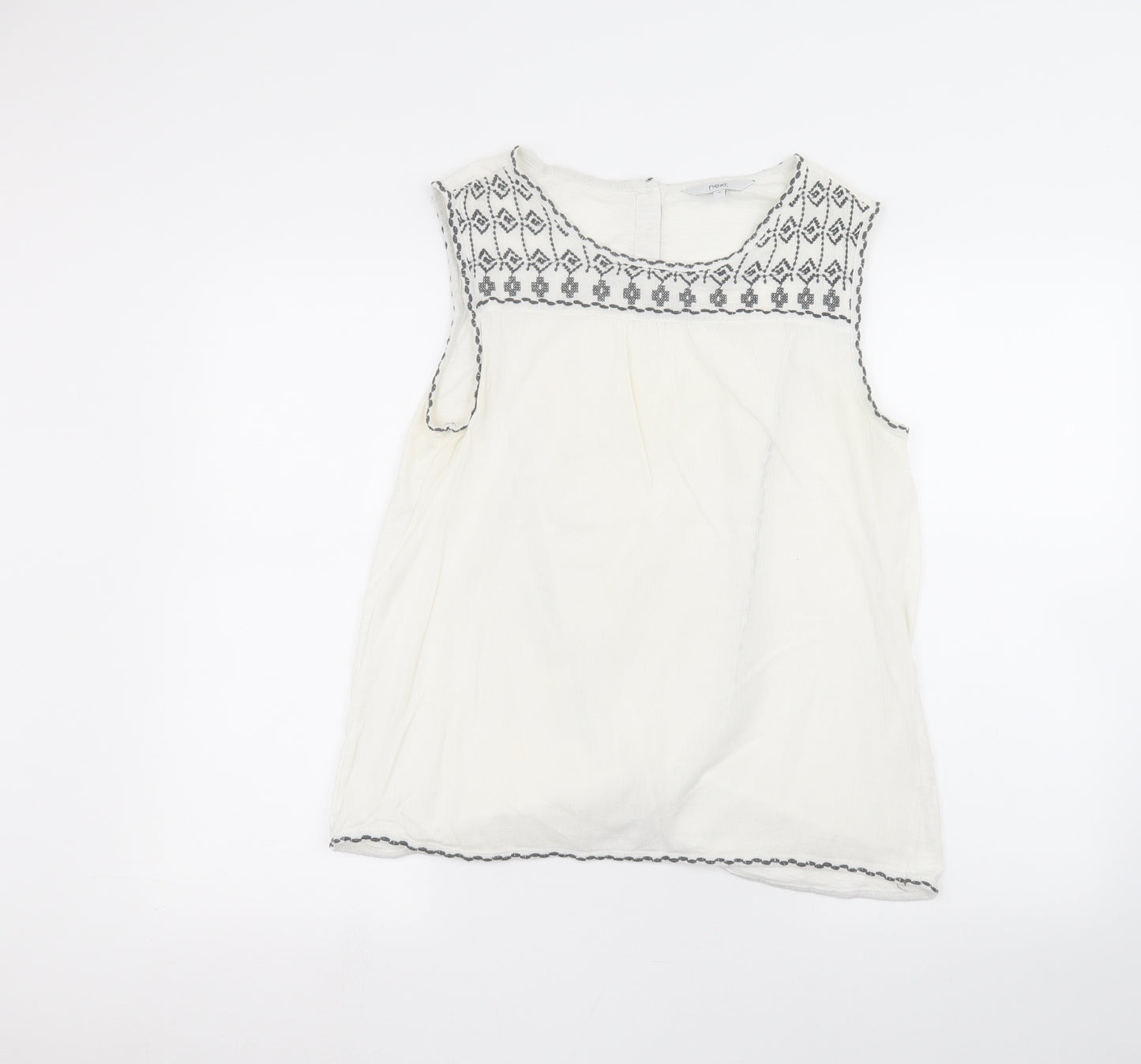 NEXT Womens White   Basic T-Shirt Size 14