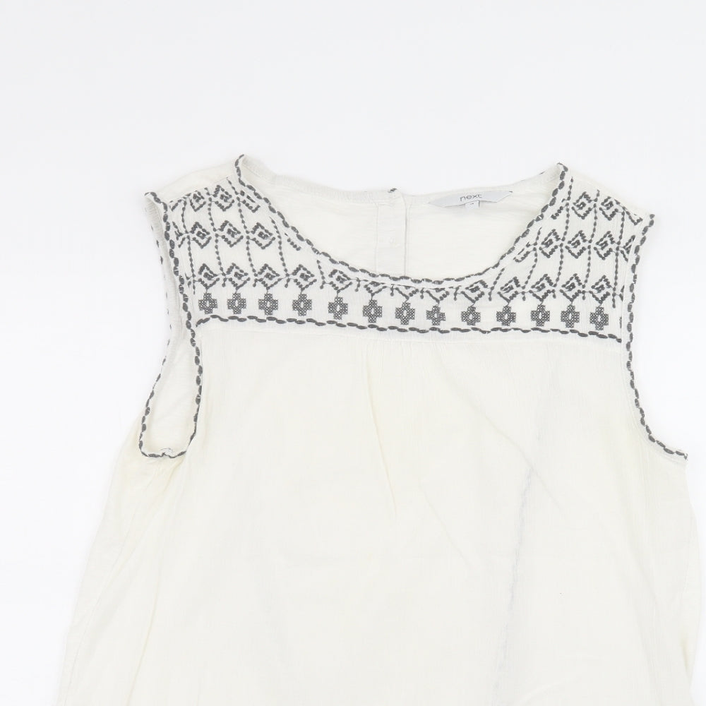 NEXT Womens White   Basic T-Shirt Size 14