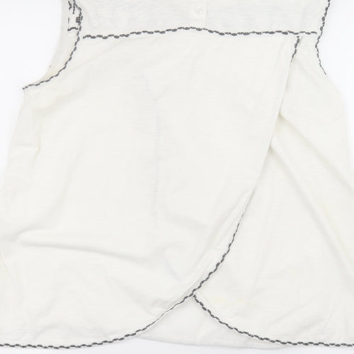 NEXT Womens White   Basic T-Shirt Size 14