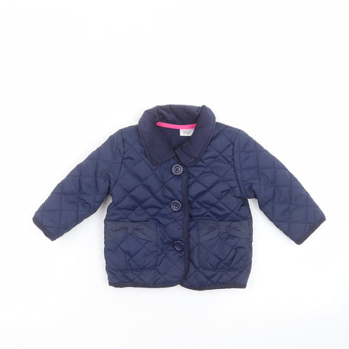F&F Baby Blue   Pea Coat Coat Size 6-9 Months
