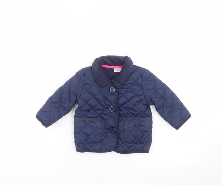 F&F Baby Blue   Pea Coat Coat Size 6-9 Months