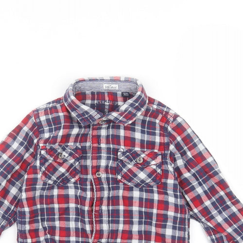 Preworn Baby Blue   Basic Button-Up Size 12 Months