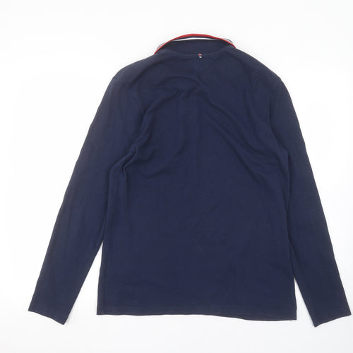 Pretty Green Mens Blue    Polo Size S