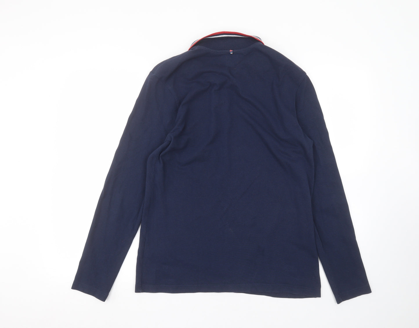 Pretty Green Mens Blue    Polo Size S