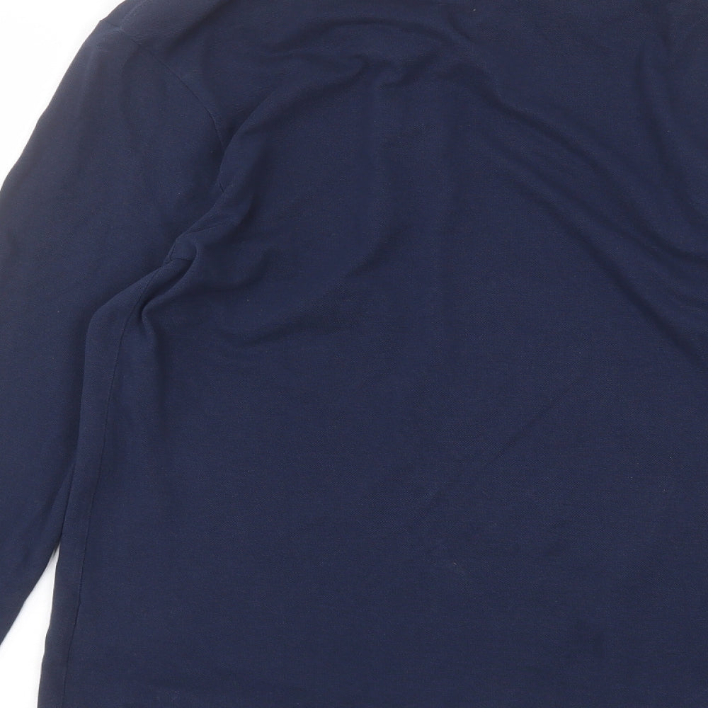 Pretty Green Mens Blue    Polo Size S