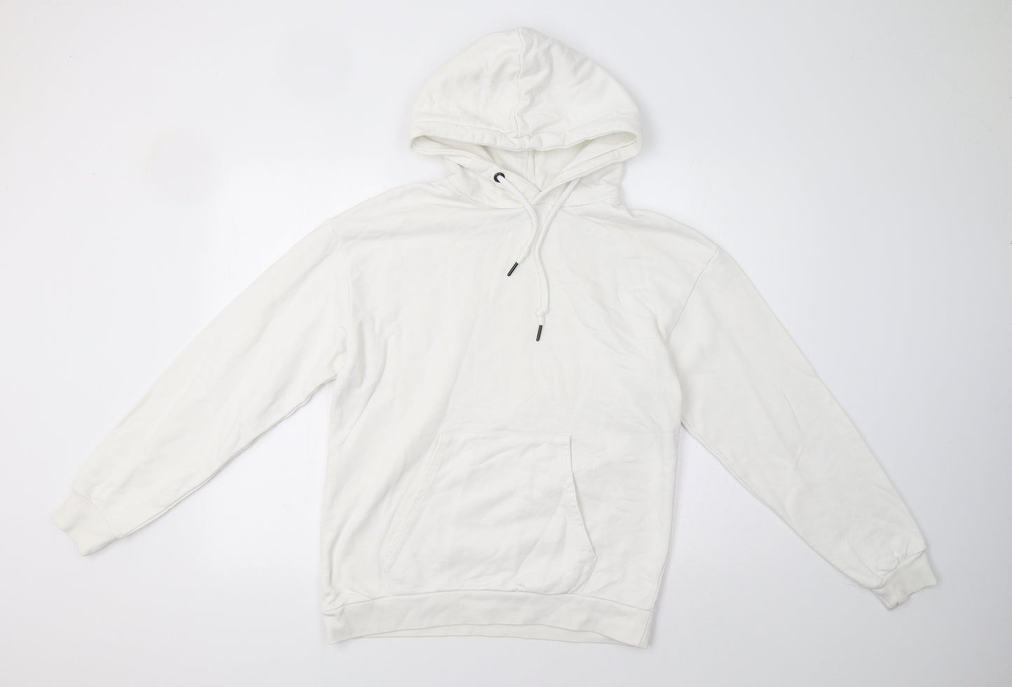 Zara Womens White   Pullover Hoodie Size S