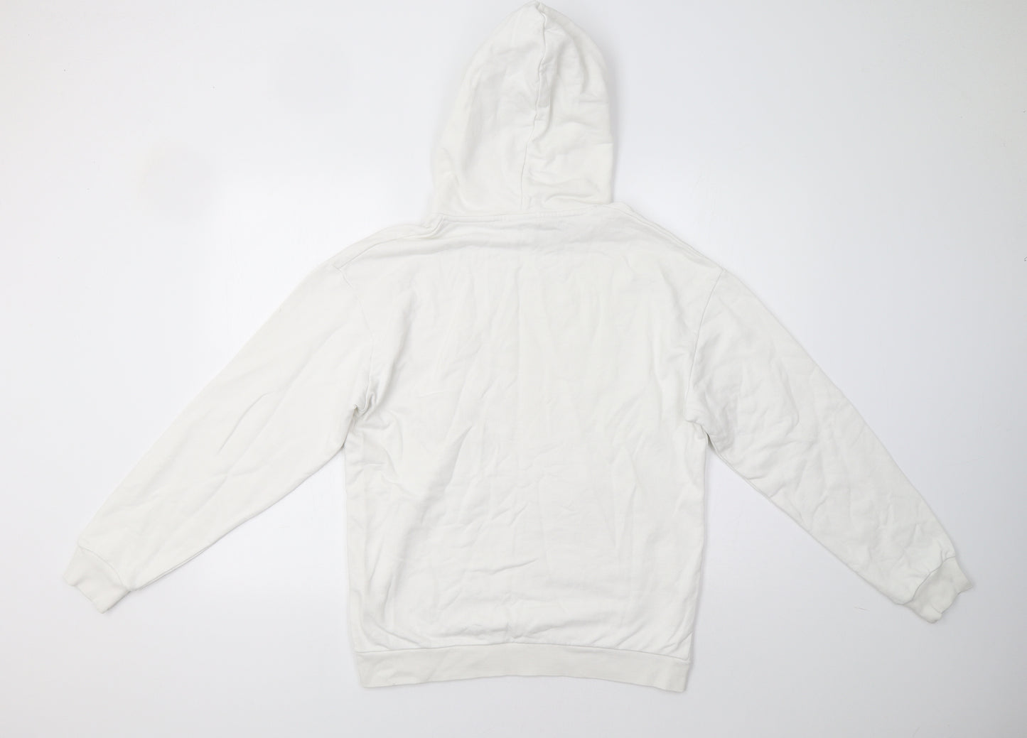 Zara Womens White   Pullover Hoodie Size S