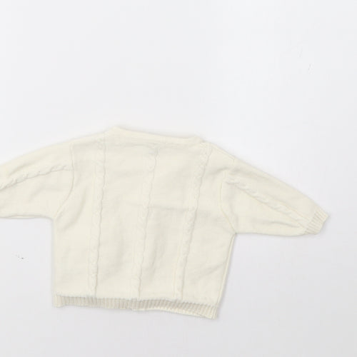 TU Baby Ivory   Cardigan Jumper Size 0-3 Months
