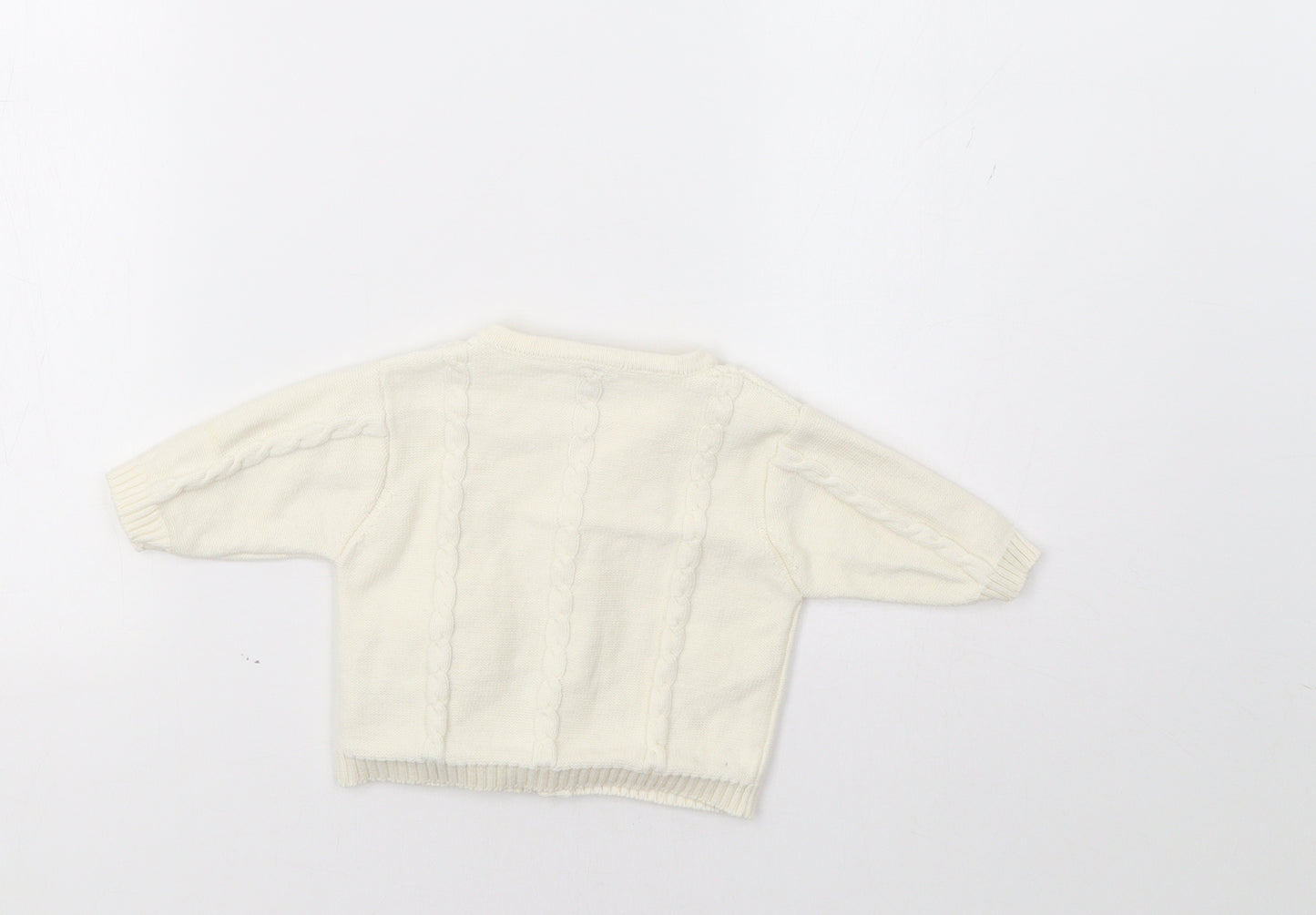 TU Baby Ivory   Cardigan Jumper Size 0-3 Months