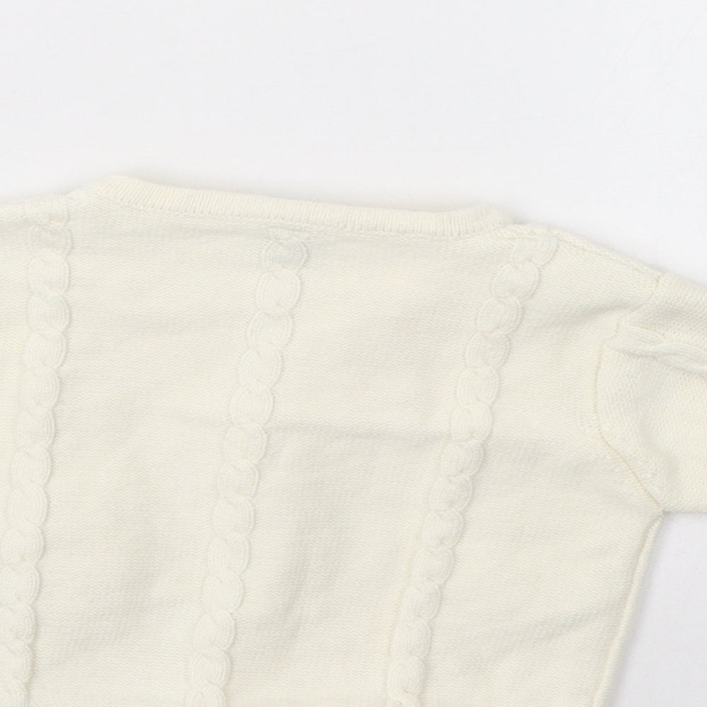 TU Baby Ivory   Cardigan Jumper Size 0-3 Months
