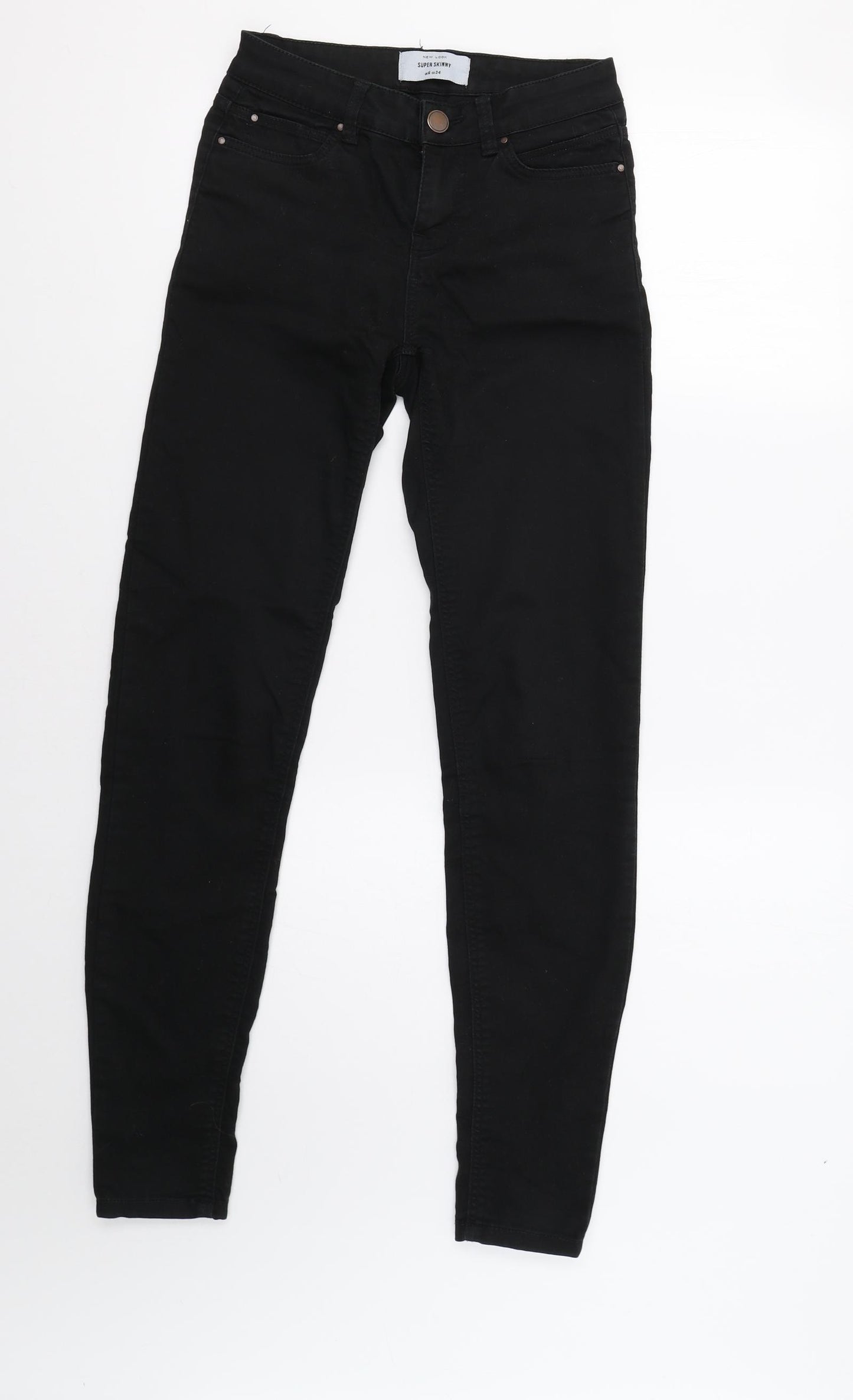 New Look Womens Black   Skinny Jeans Size 6 L30 in