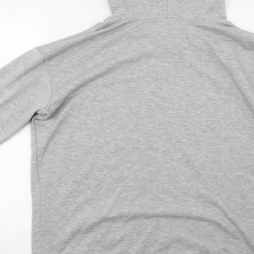 Pretty Little Thing Womens Grey   Pullover Hoodie Size 8