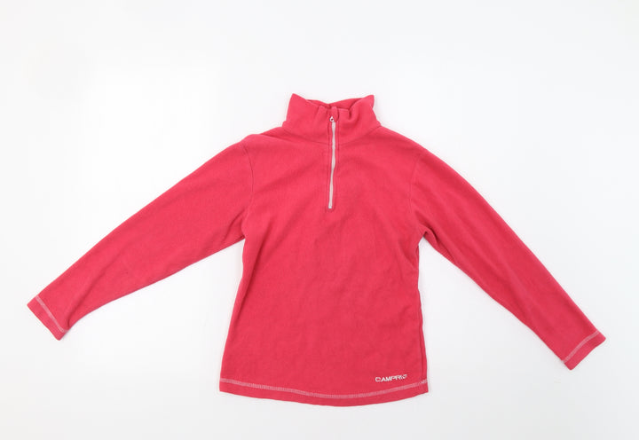 Campri Girls Pink   Henley Sweatshirt Size 11-12 Years