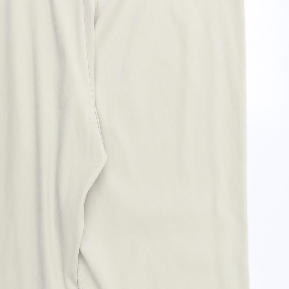ELVI Womens Beige   Trousers  Size 26 L29 in