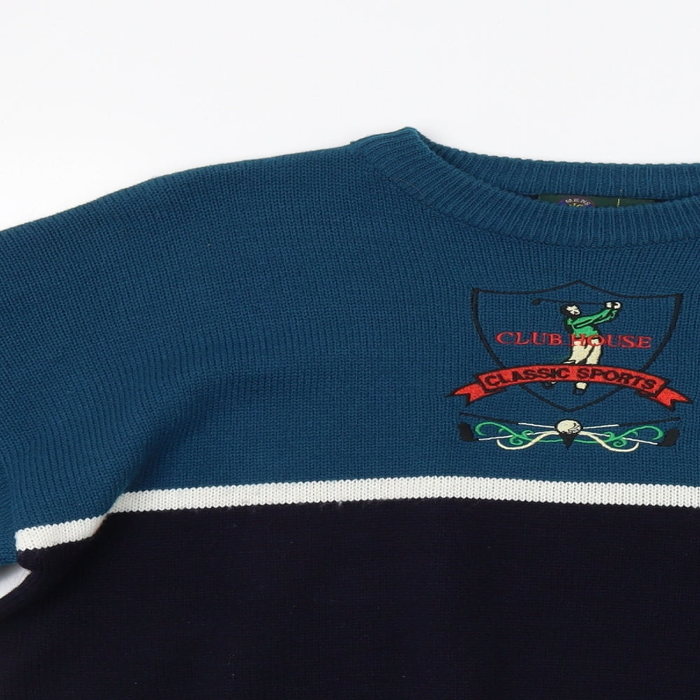 Men's Casuals Mens Blue   Pullover Jumper Size L