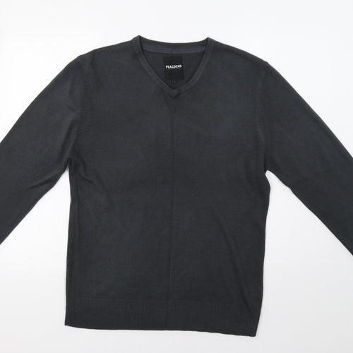 Peacocs Mens Grey   Pullover Jumper Size L