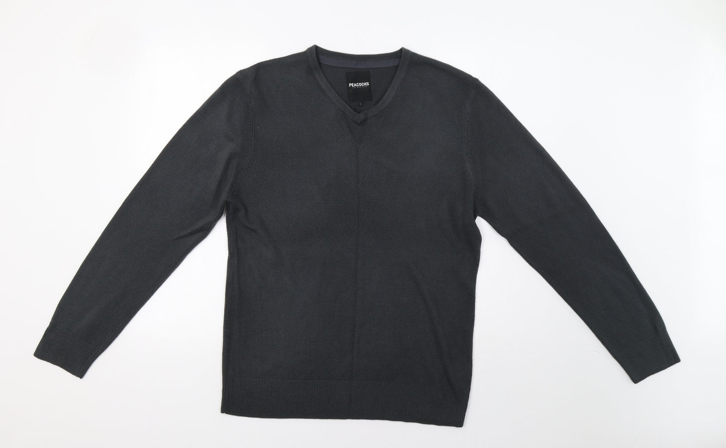 Peacocs Mens Grey   Pullover Jumper Size L