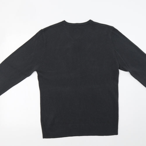 Peacocs Mens Grey   Pullover Jumper Size L
