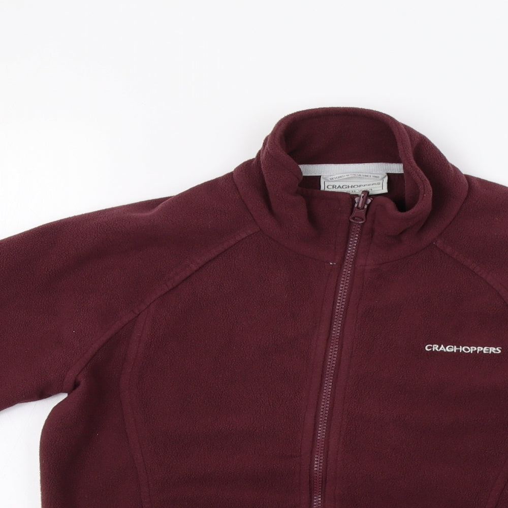 Craghoppers Womens Purple  Fleece Full Zip Sweatshirt Size 8