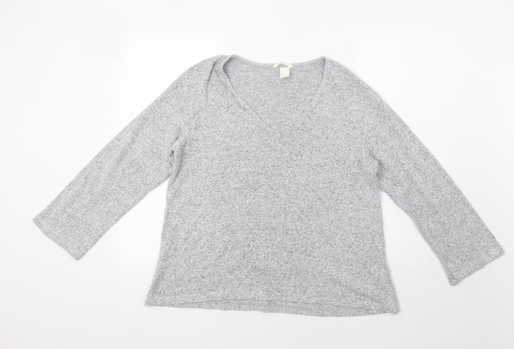 H&M Womens Grey Pullover Jumper Size M