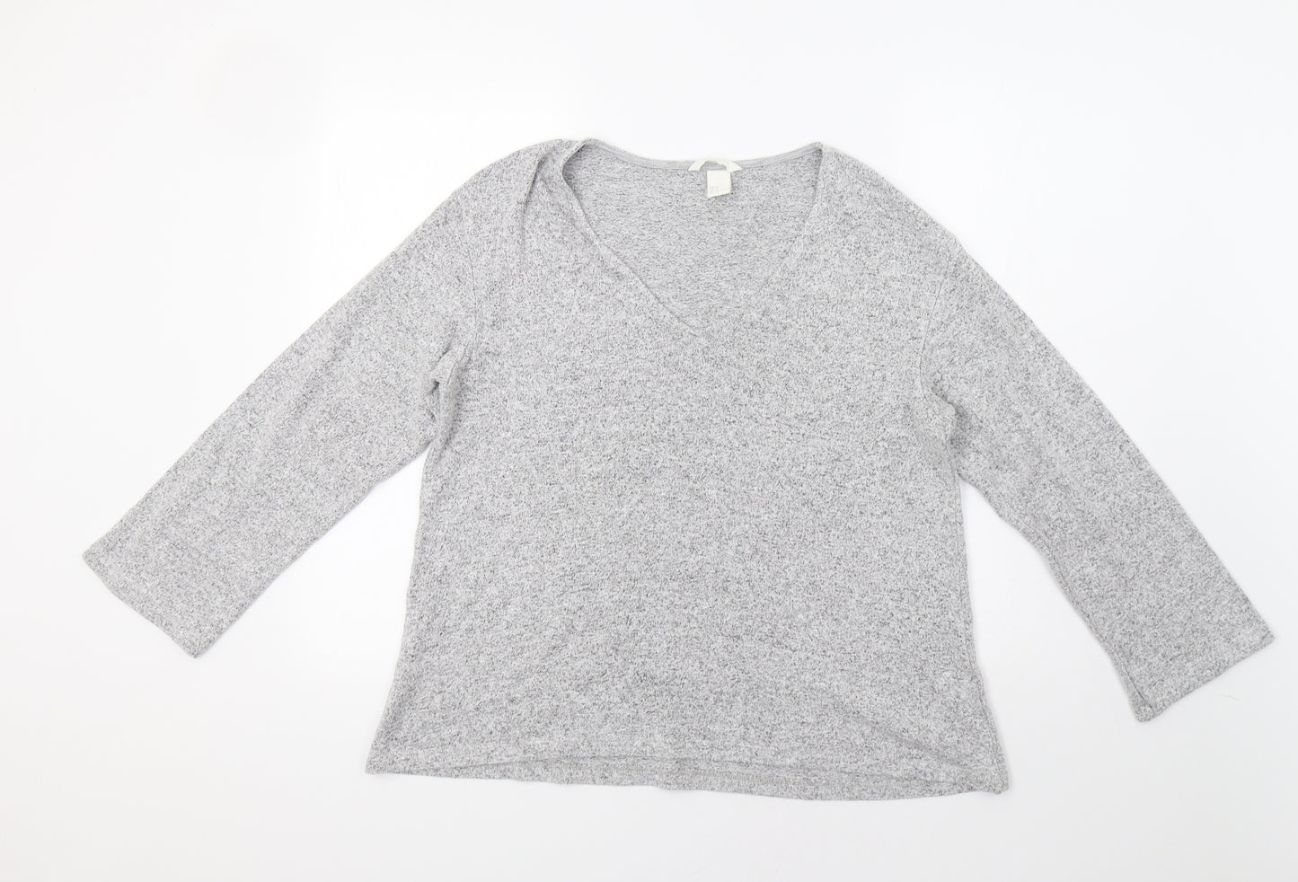 H&M Womens Grey   Pullover Jumper Size M
