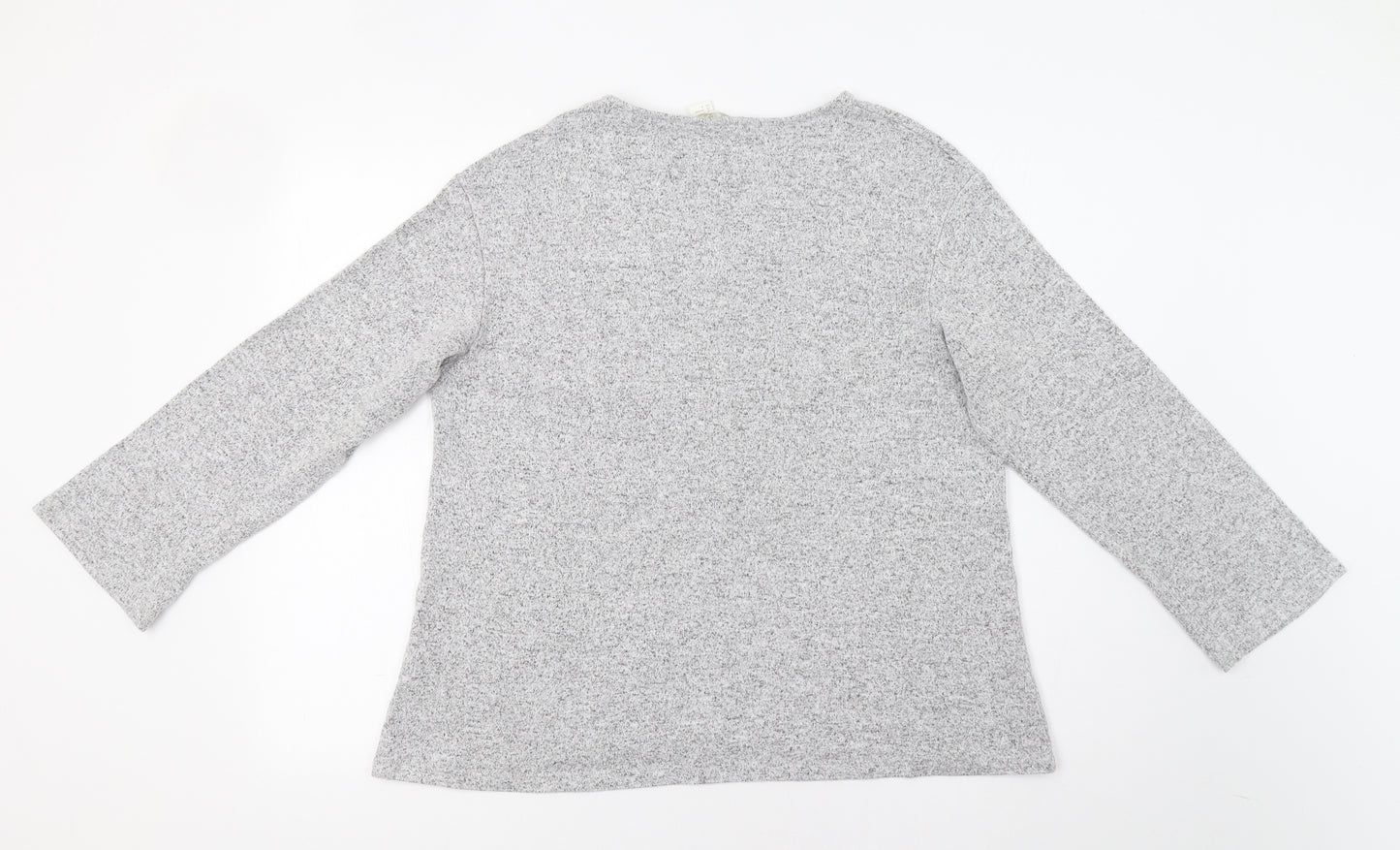 H&M Womens Grey   Pullover Jumper Size M