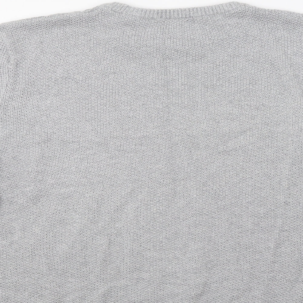 M&S Mens Grey   Pullover Jumper Size XL