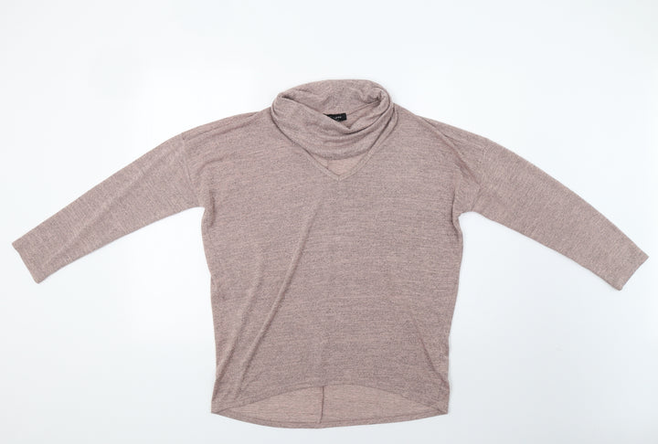New Look Womens Pink Pullover Jumper Size M