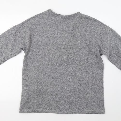 Zara Womens Grey   Pullover Jumper Size S