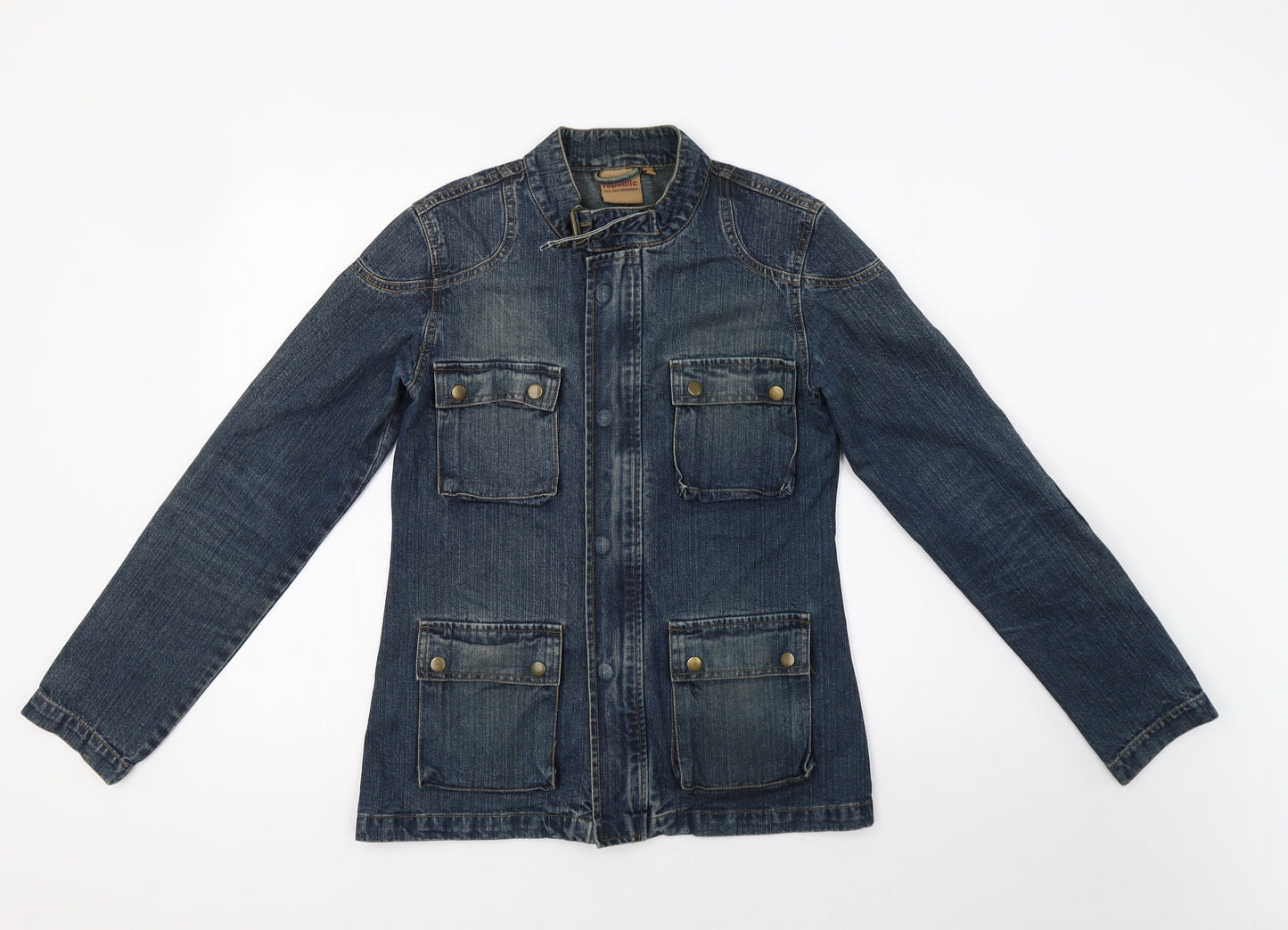 Republic Womens Blue  Denim Jacket  Size S