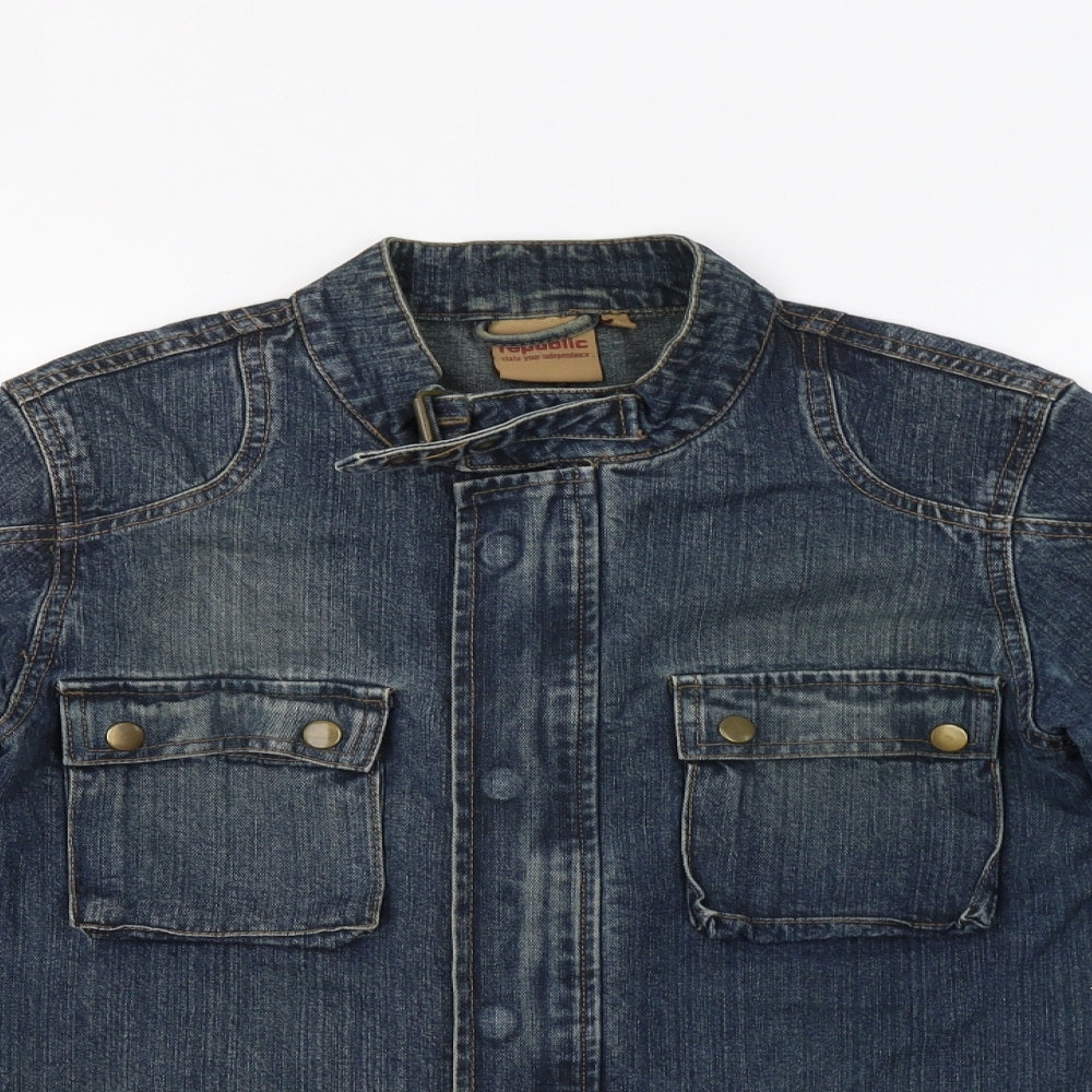Republic Womens Blue  Denim Jacket  Size S