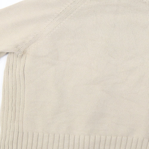 BHS Womens Beige   Full Zip Jumper Size 14