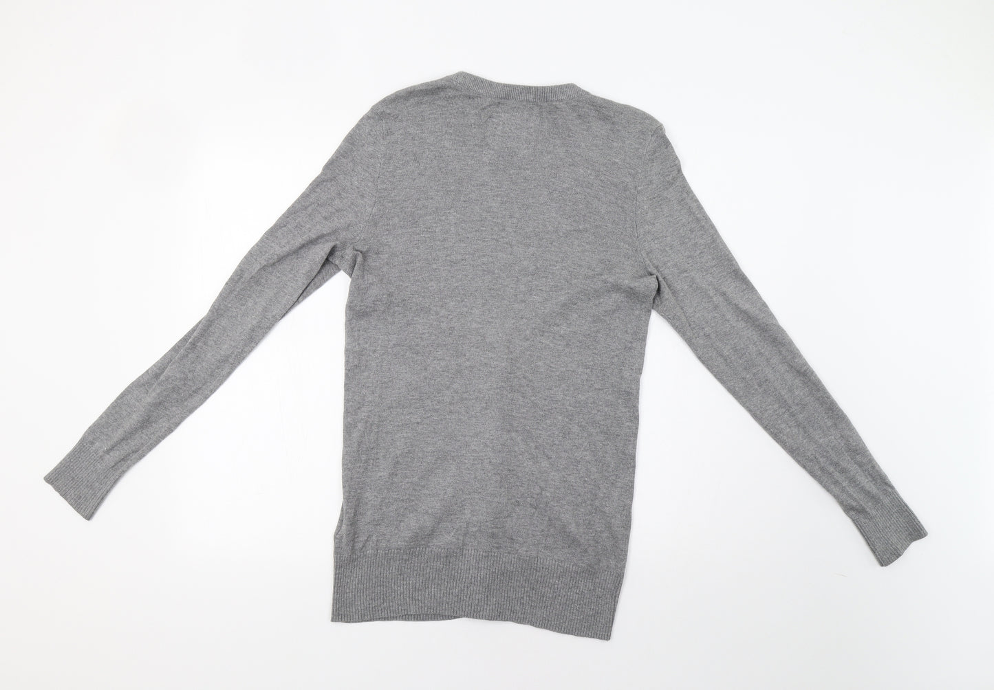 Hollistwr Womens Grey   Cardigan Jumper Size L