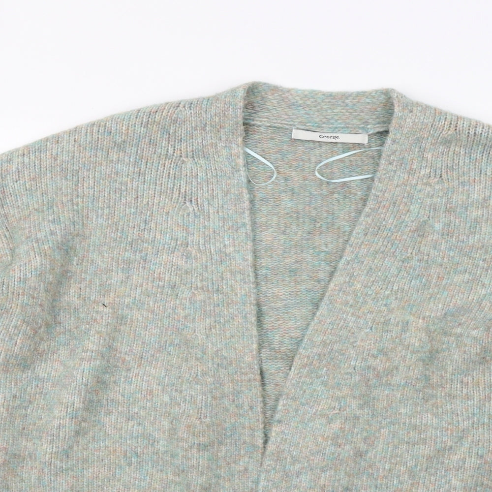 George Womens Green   Cardigan Jumper Size S