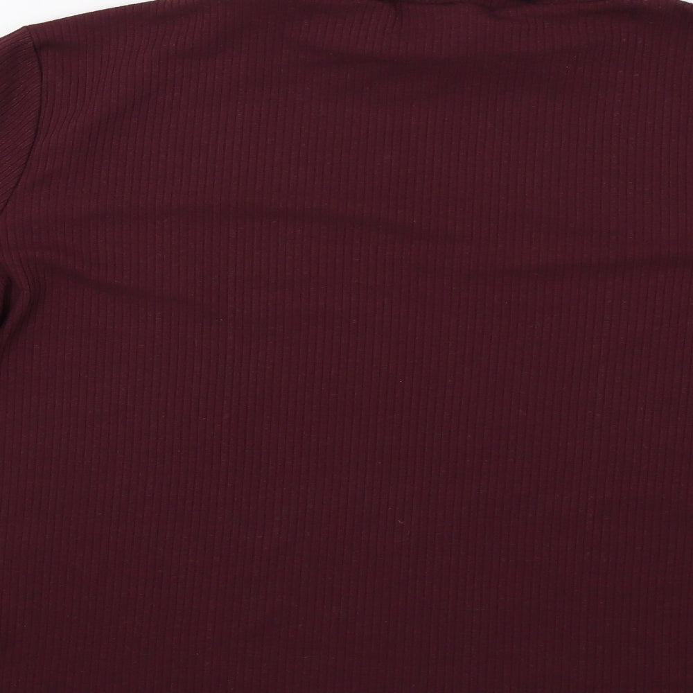 New Look Womens Purple   Basic T-Shirt Size 16